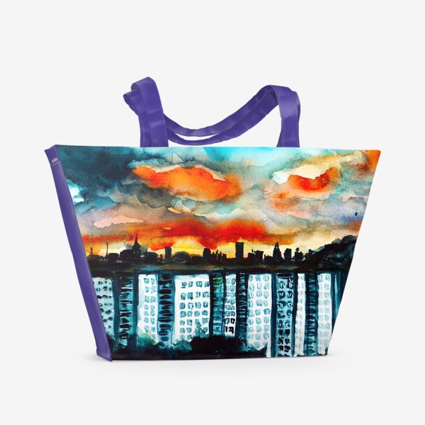 Пляжная сумка «Городская романтика»