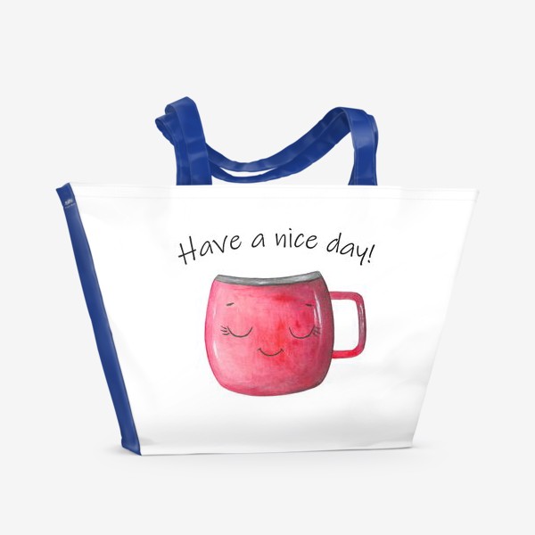 Пляжная сумка «Have a nice day! (для него)»