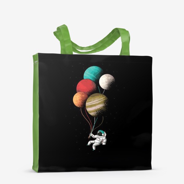 Сумка-шоппер &laquo;Астронавт с шариками&raquo;