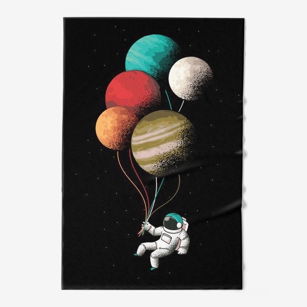 Полотенце &laquo;Астронавт с шариками&raquo;