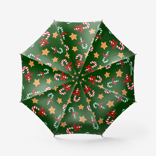 Зонт «Новогоднее печенье»