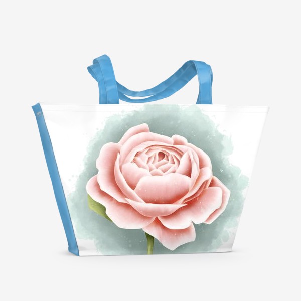 Пляжная сумка «Нежная роза»