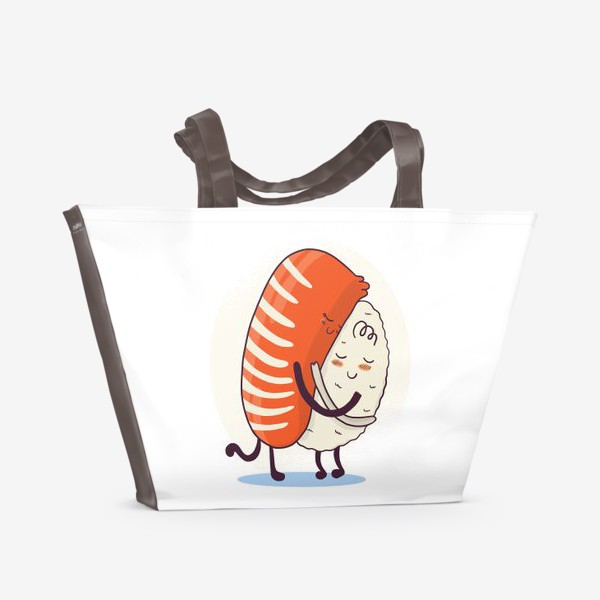 Пляжная сумка «Суши обнимашки»