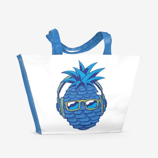Пляжная сумка «Синий Ананас»