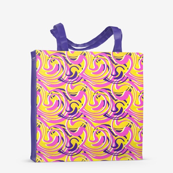 Сумка-шоппер «Желто-розовая абстракция»