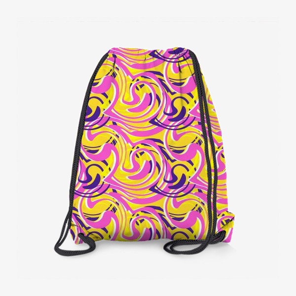 Рюкзак «Желто-розовая абстракция»