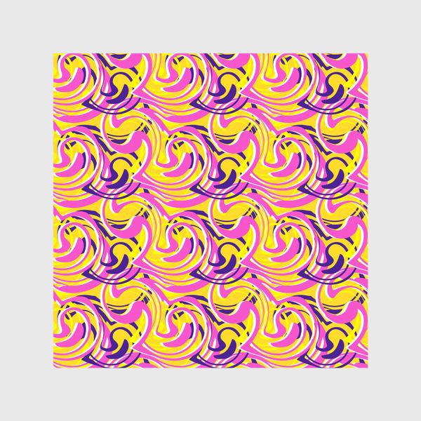 Шторы «Желто-розовая абстракция»