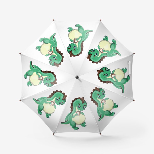 Зонт «Чайный дракончик (зелёный)»