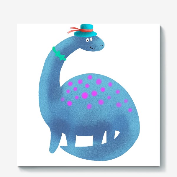 Холст «Милый динозавр»