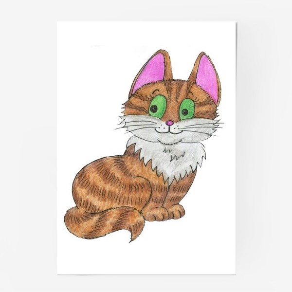 Постер «Маленький котенок»