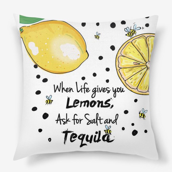 Подушка «Лимонный»