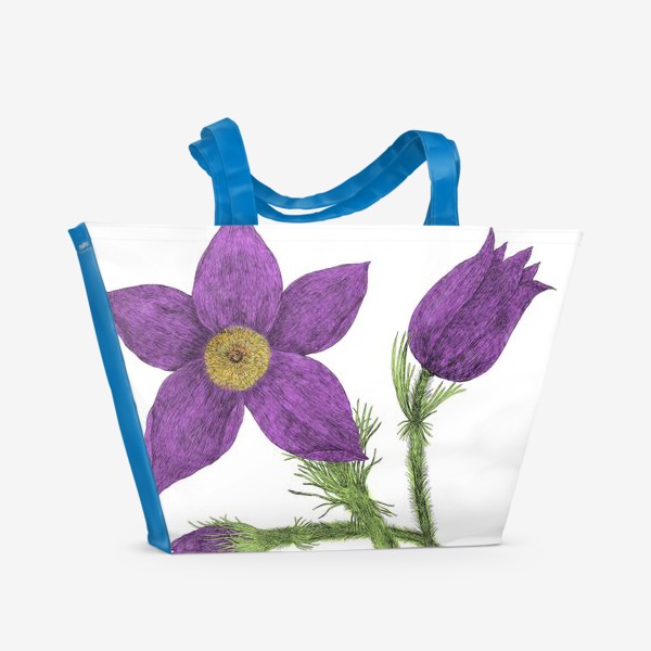 Пляжная сумка «Весенний цветок»