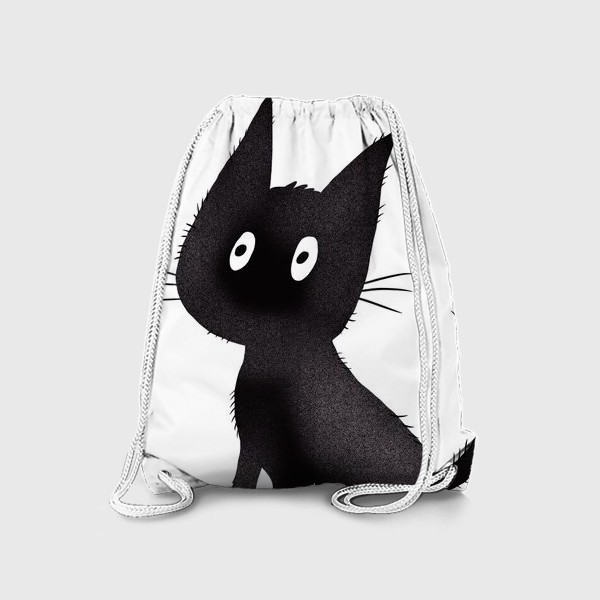 Рюкзак «Милый чёрный кот»