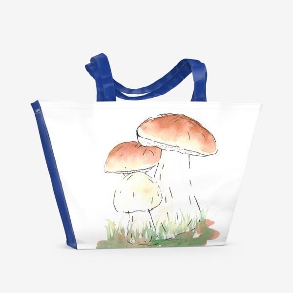 Пляжная сумка «Porcini mushrooms»