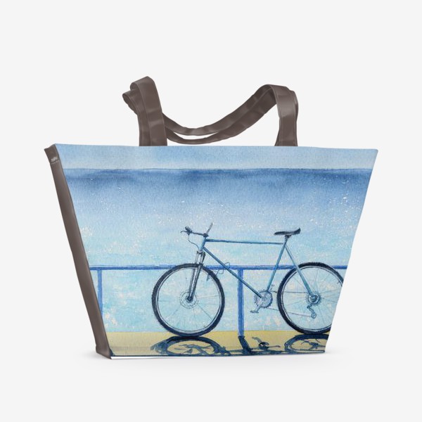 Пляжная сумка «велопрогулка»