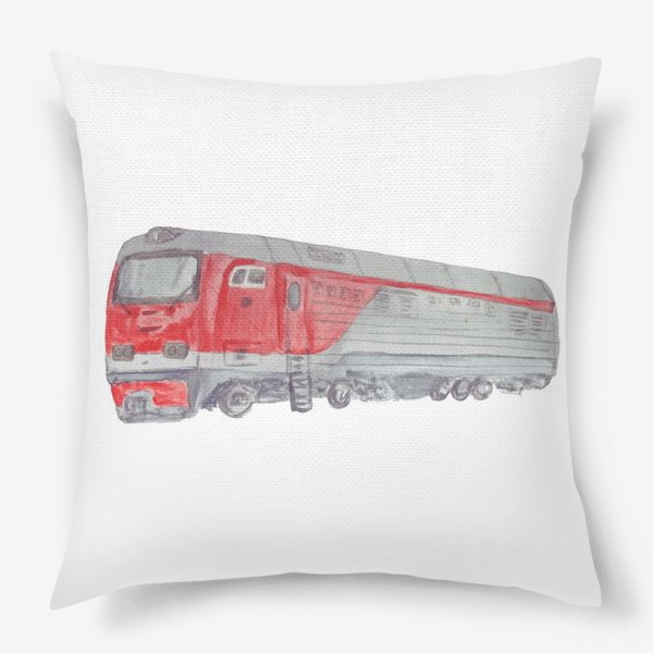 Подушка «Поезд тепловоз»