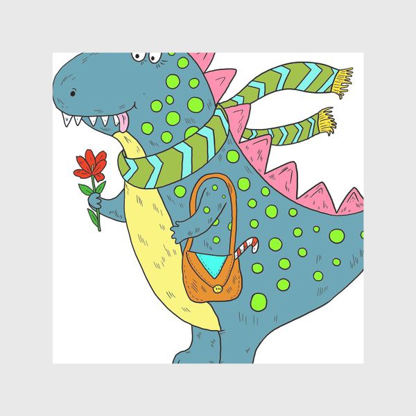 Скатерть «Веселый динозавр»