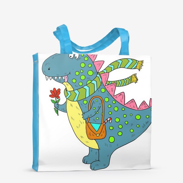 Сумка-шоппер «Веселый динозавр»