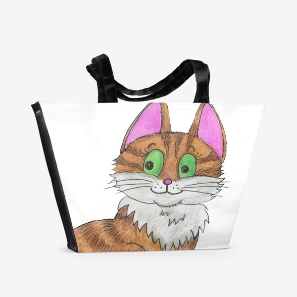 Пляжная сумка «Маленький котенок»