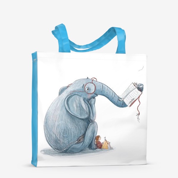 Сумка-шоппер «Любопытный слон»