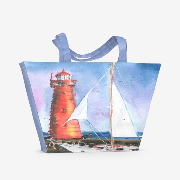 Пляжная сумка «Красный маяк»