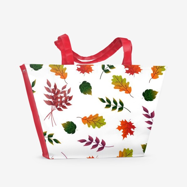 Пляжная сумка «Осенние листья.»