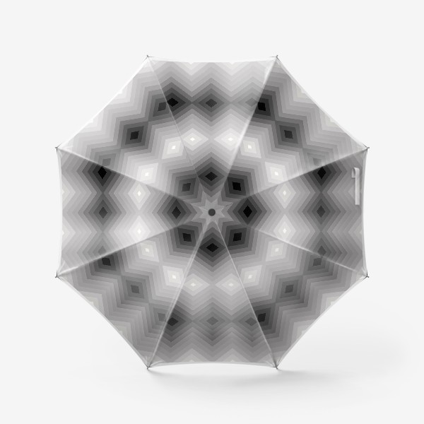 Зонт «серая геометрия»