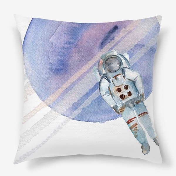 Подушка «Космонавт на орбите Сатурна»
