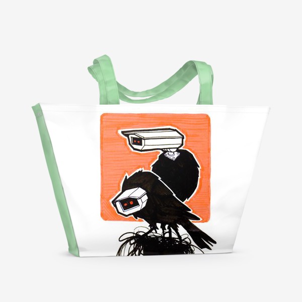 Пляжная сумка «Страж-птицы»
