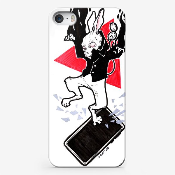 Чехол iPhone «Следуй за Белым Кроликом»