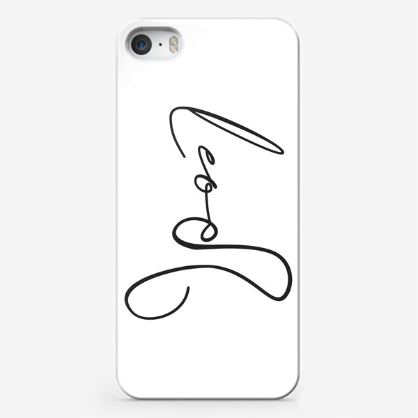 Чехол iPhone «Красивая надпись ЛЕВ»