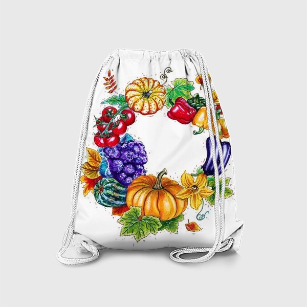 Рюкзак «Осенний овощной венок»