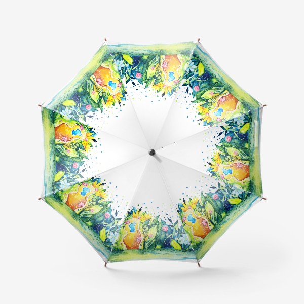 Зонт «Цветочная дверь»