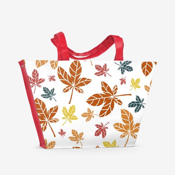 Пляжная сумка &laquo;кленовые листья&raquo;