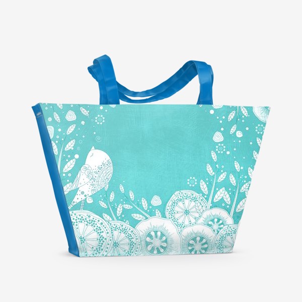 Пляжная сумка «птичья радость»