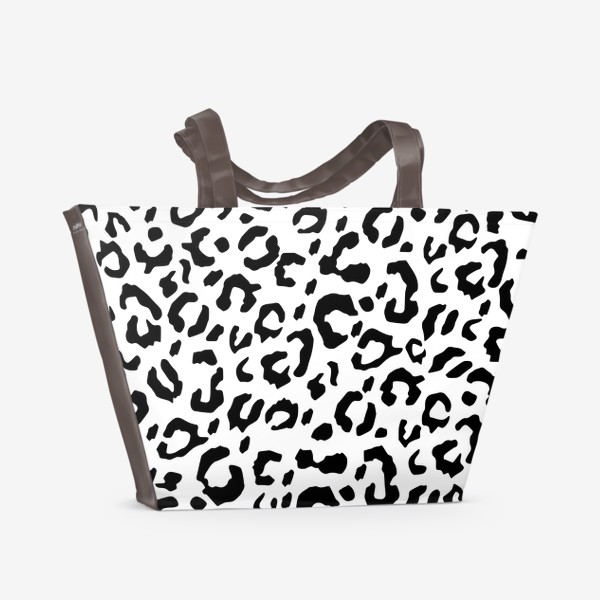 Пляжная сумка «Леопардовый принт»