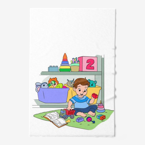 Полотенце «Ребенок в детской комнате»