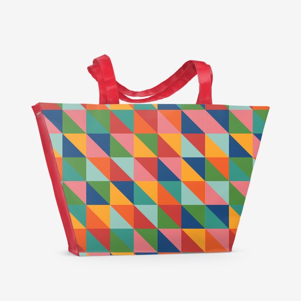 Пляжная сумка «Геометрия цвета»
