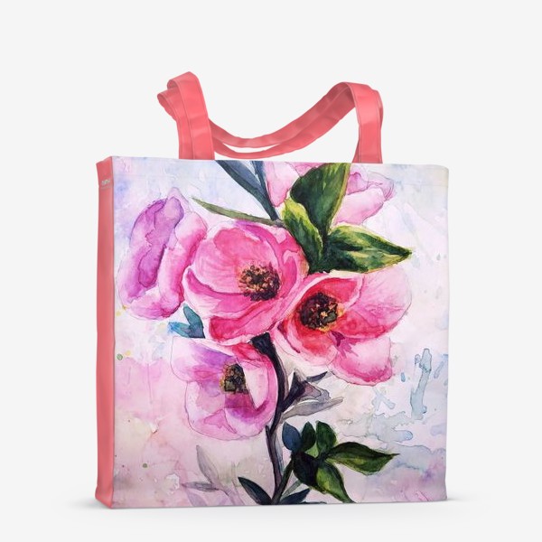 Сумка-шоппер «Цветы айвы»
