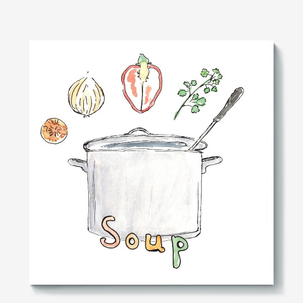 Холст «Soup»