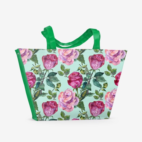 Пляжная сумка «розы»
