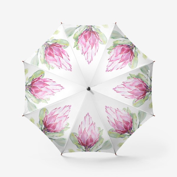 Зонт «Акварель. Экзотический цветок.»