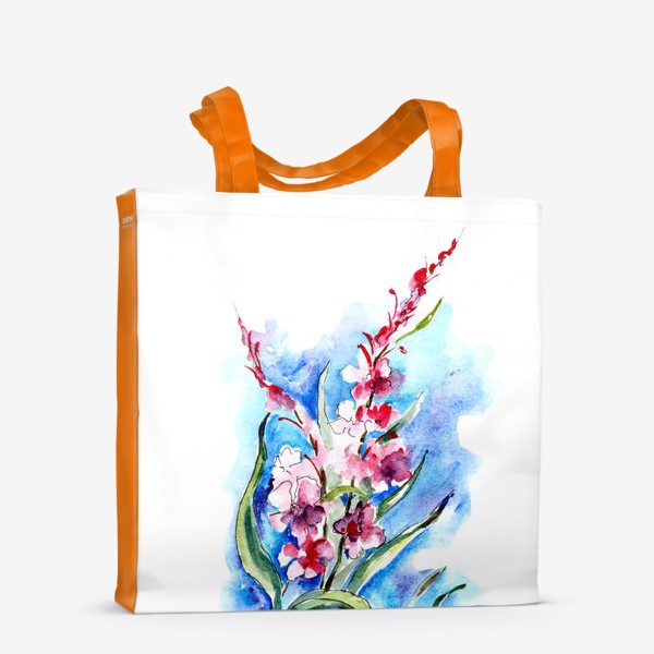 Сумка-шоппер «Акварельные цветы»