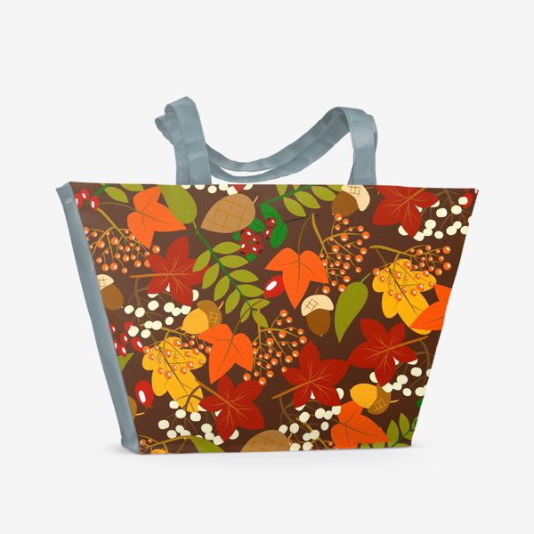 Пляжная сумка «лесная осень»