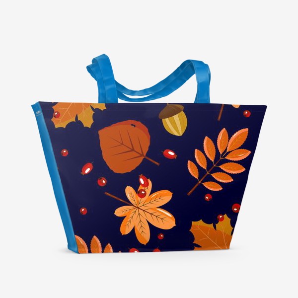 Пляжная сумка «листья осенние»