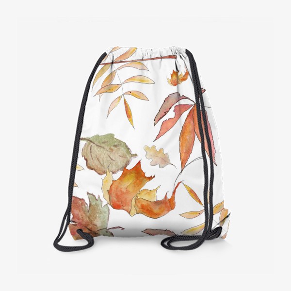 Рюкзак «Золотая осень. Паттерн "Падающие листья"»