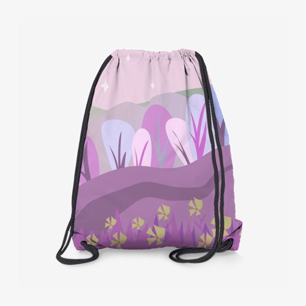 Рюкзак «Розовый пейзаж »