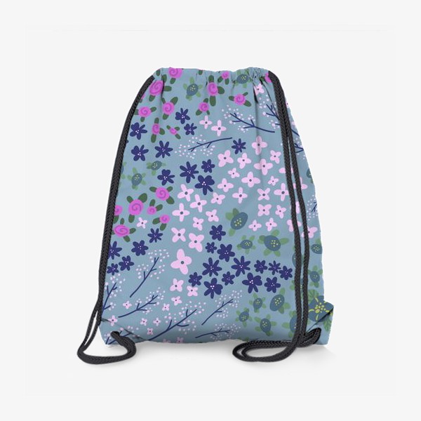 Рюкзак «Нежное цветущее поле в стиле японского кимоно»