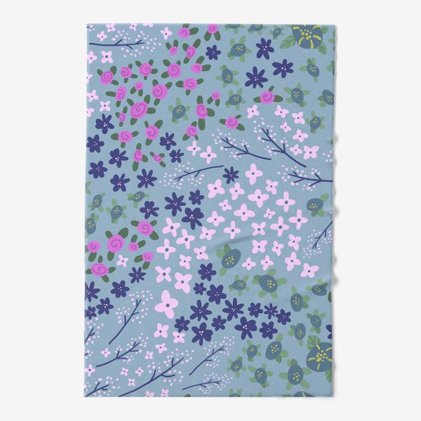 Полотенце «Нежное цветущее поле в стиле японского кимоно»