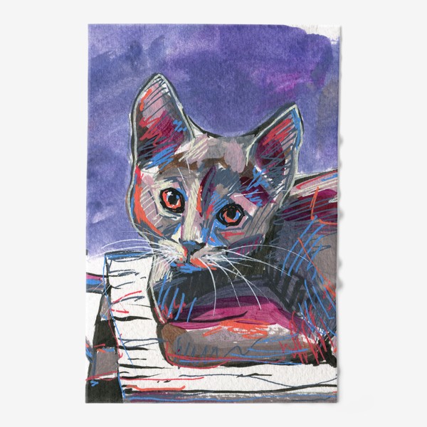 Полотенце «Gray kitten»